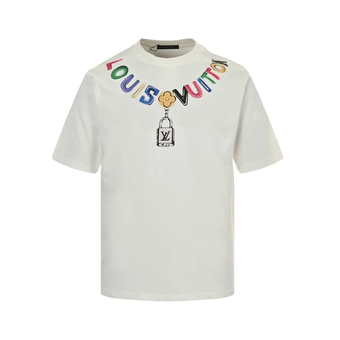 Louis Vuitton/Louis Vuitton 24ss color necklace pendant short sleeves